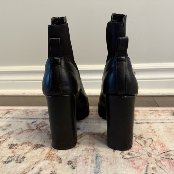 Zara Black High Heel Boots - Picture 2 of 2